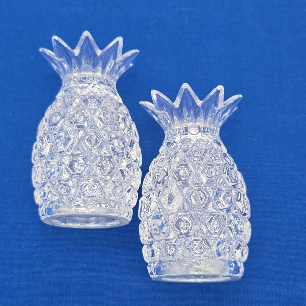 Shannon Crystal 24% Lead Crystal Pineapple Salt and Pepper Shaker Set - Picture 4 of 5